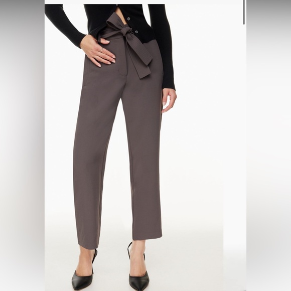 Wilfred Tie-Front pants in grey - Picture 8 of 8